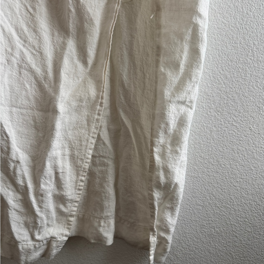 Natalie Rolt Bellini Linen Skirt White Maxi Cover Up Resort - Picture 3 of 10